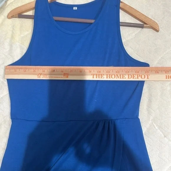 Size S royal blue tulip maxi dress - Picture 5 of 5